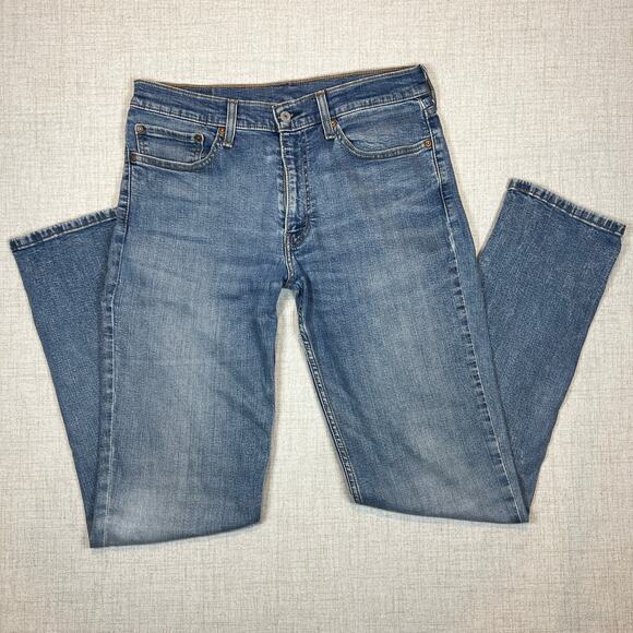 Levi's Men's 511 Mid Rise Slim Fit Leg Full Fit Jeans Heavyweight 34x36 Med Wash - Picture 1 of 10